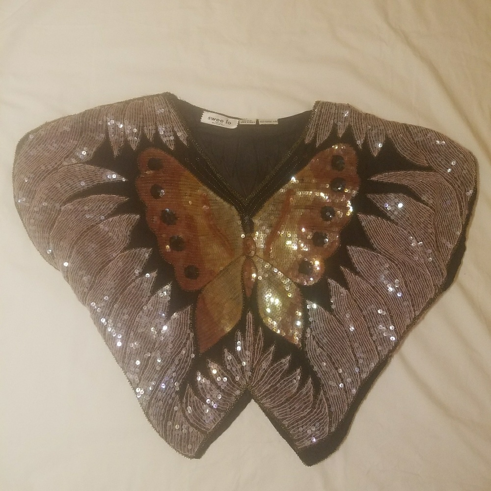 Vintage Swee Lo Sequined Top